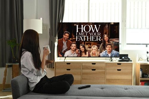 The woman watch how i met your father and learn English