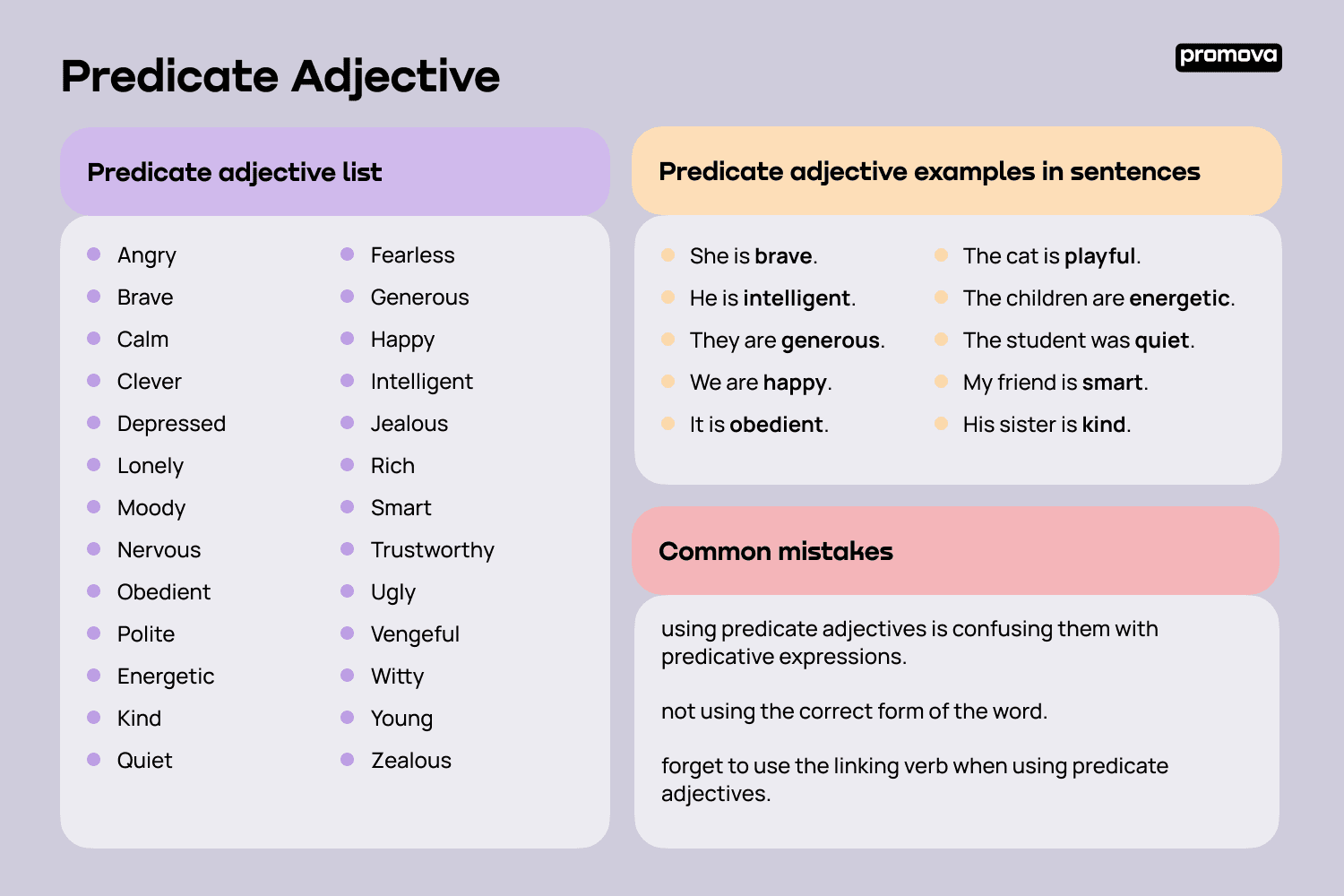 Parts Of Speech Worksheets Predicate Adjective His Trumpet Sounds Sqeaky