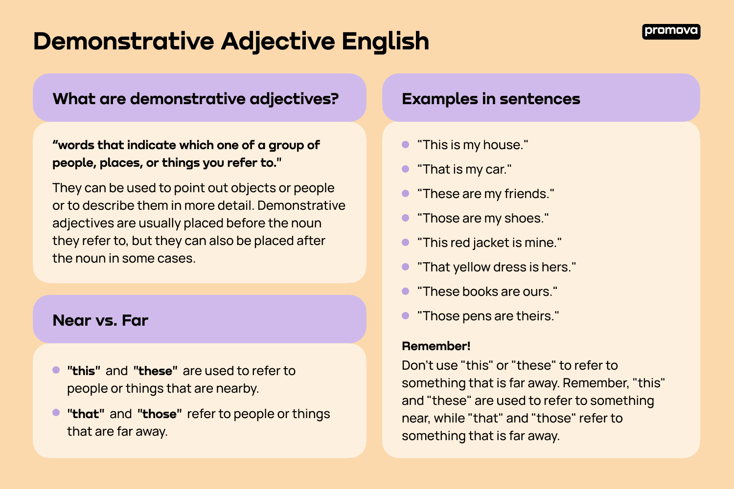 Time adjectives