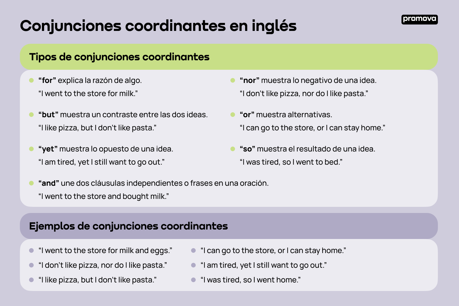 Guía completa para dominar las conjunciones coordinantes en inglés