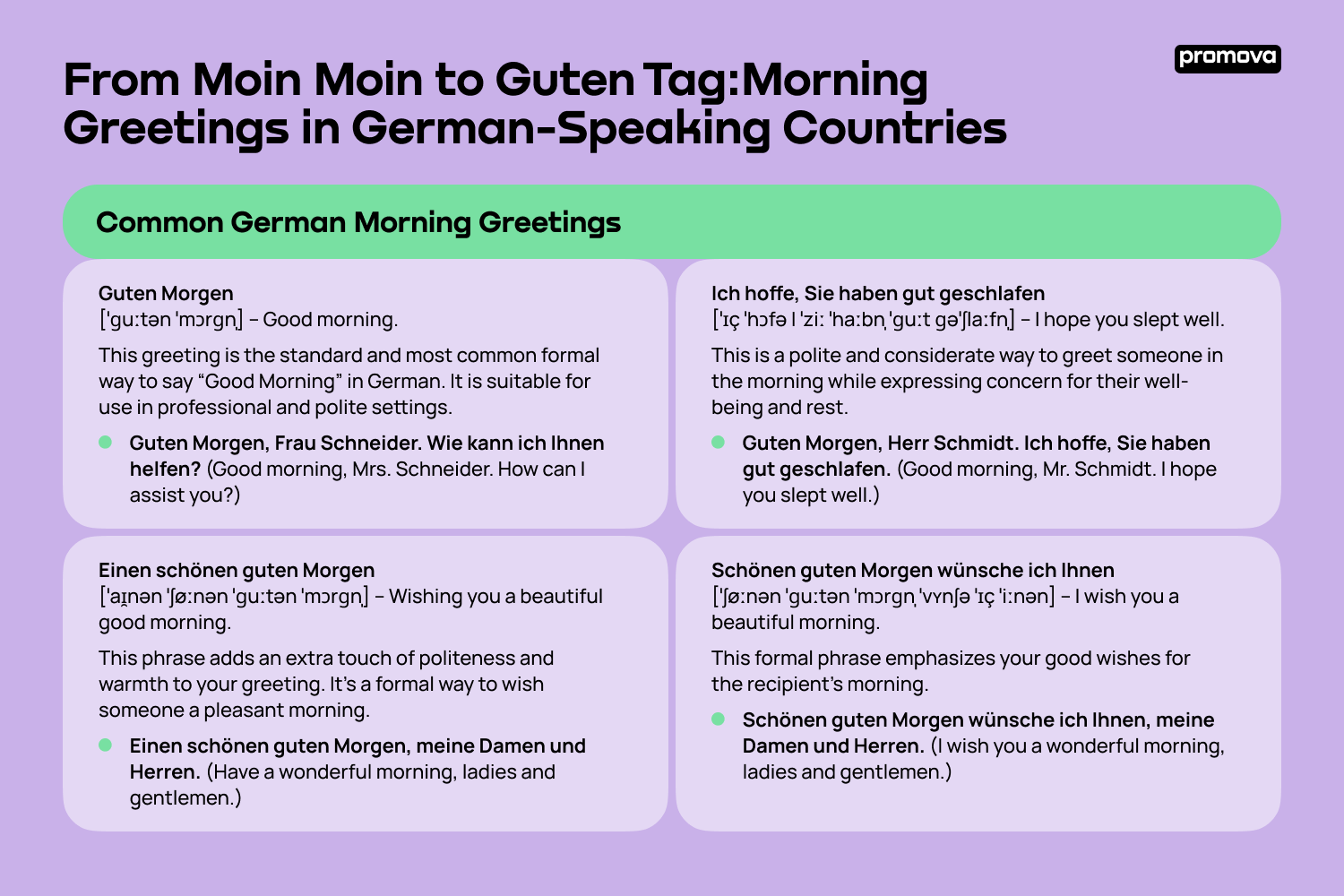 Discover Common German Morning Greetings