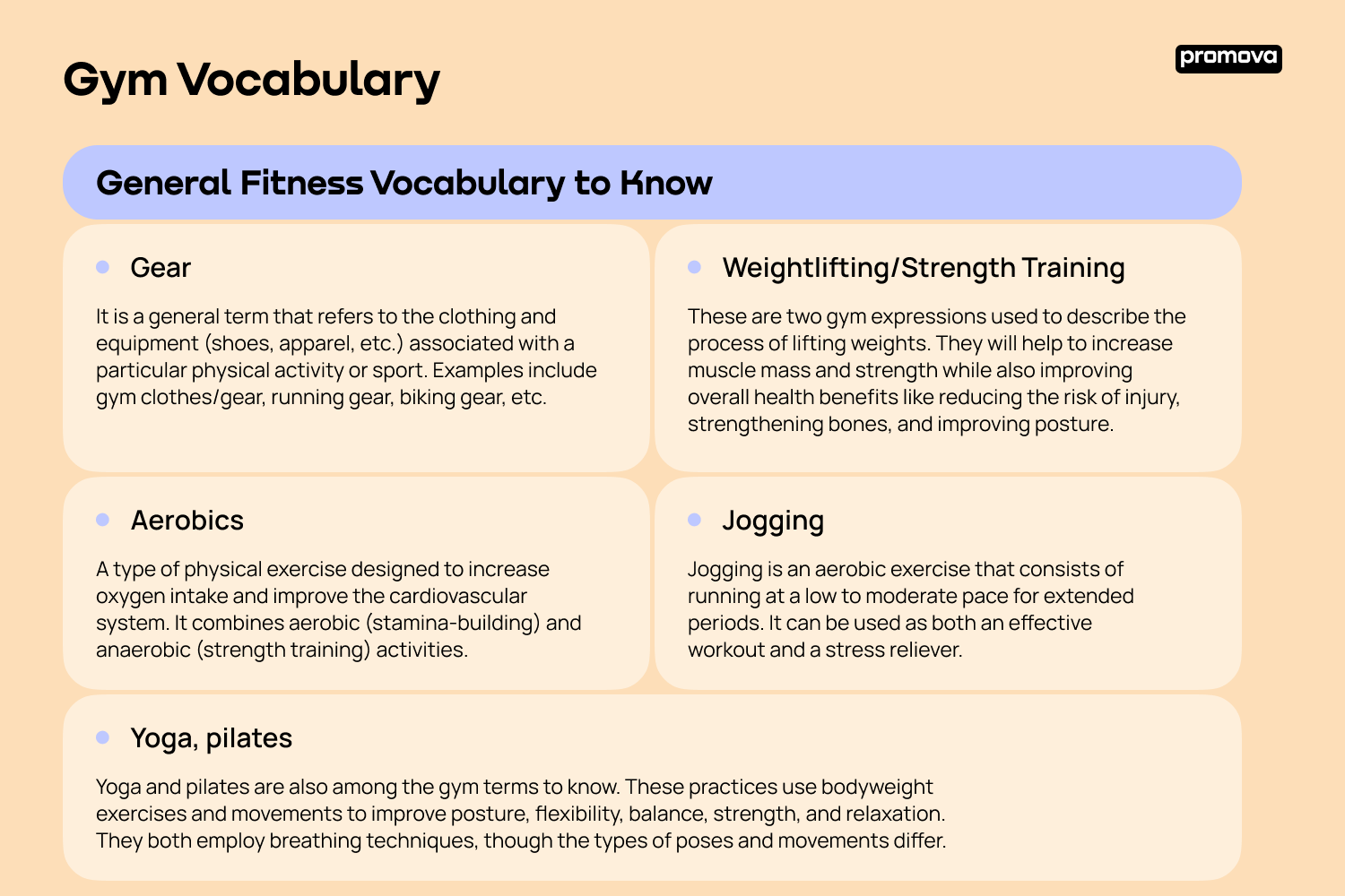 Discover Essential Fitness Vocabulary