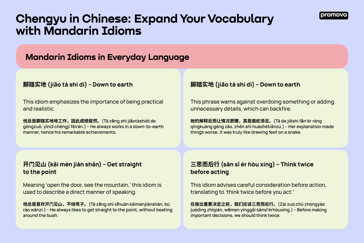 Expand Your Vocabulary with Mandarin Idioms