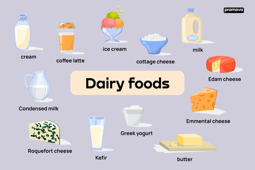 Exploring Dairy Delights: English Names for a Variety of Dairy Foods