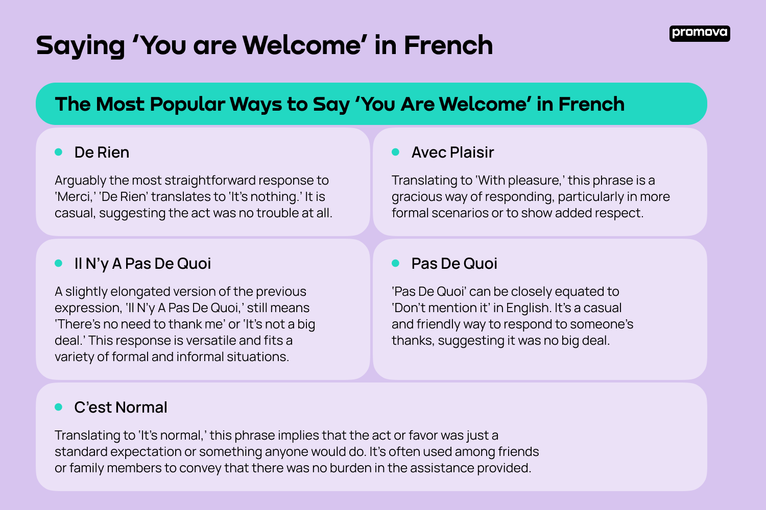 The Most Popular Ways to Say ‘You Are Welcome’ in French