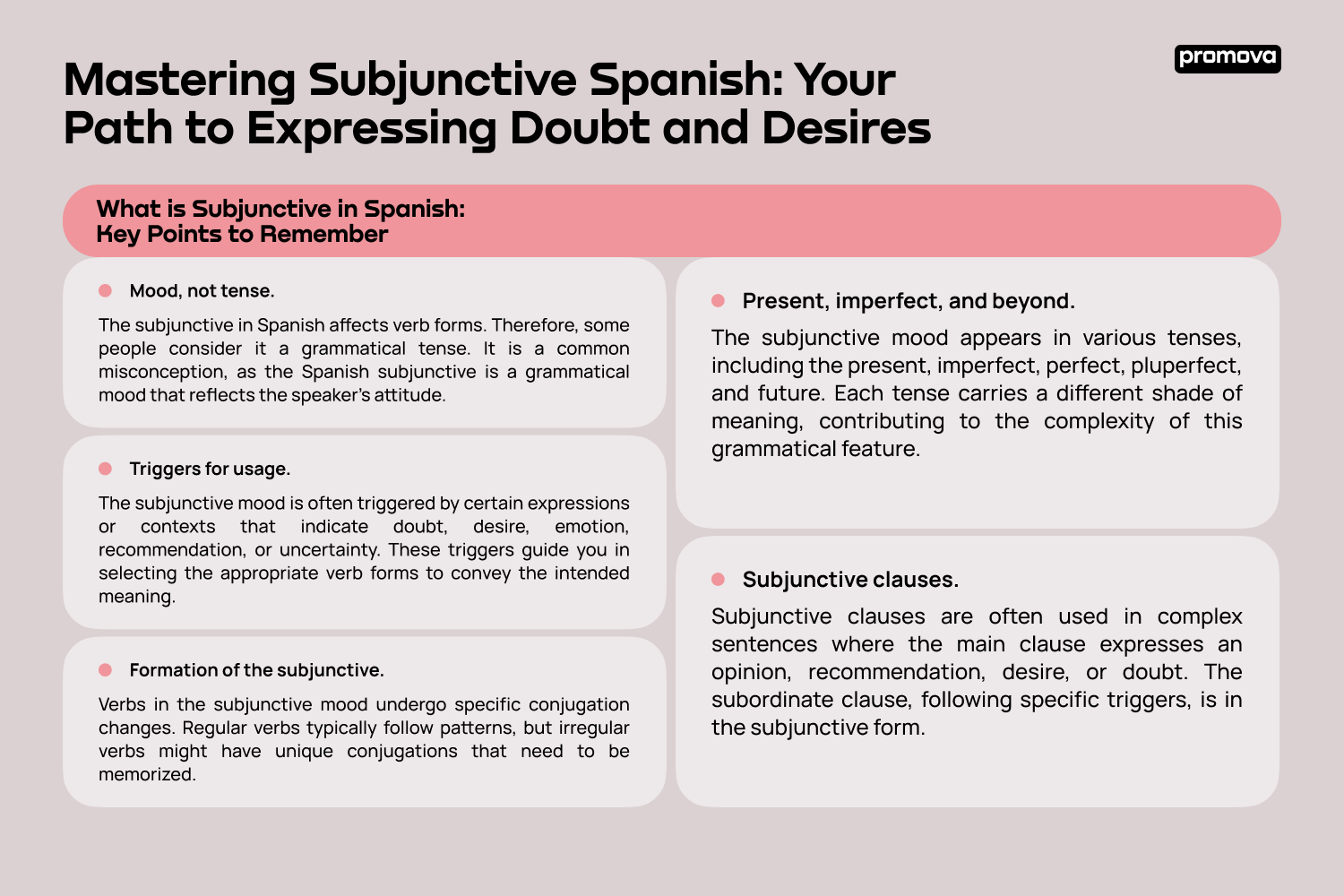 Understanding the Subjunctive in Spanish